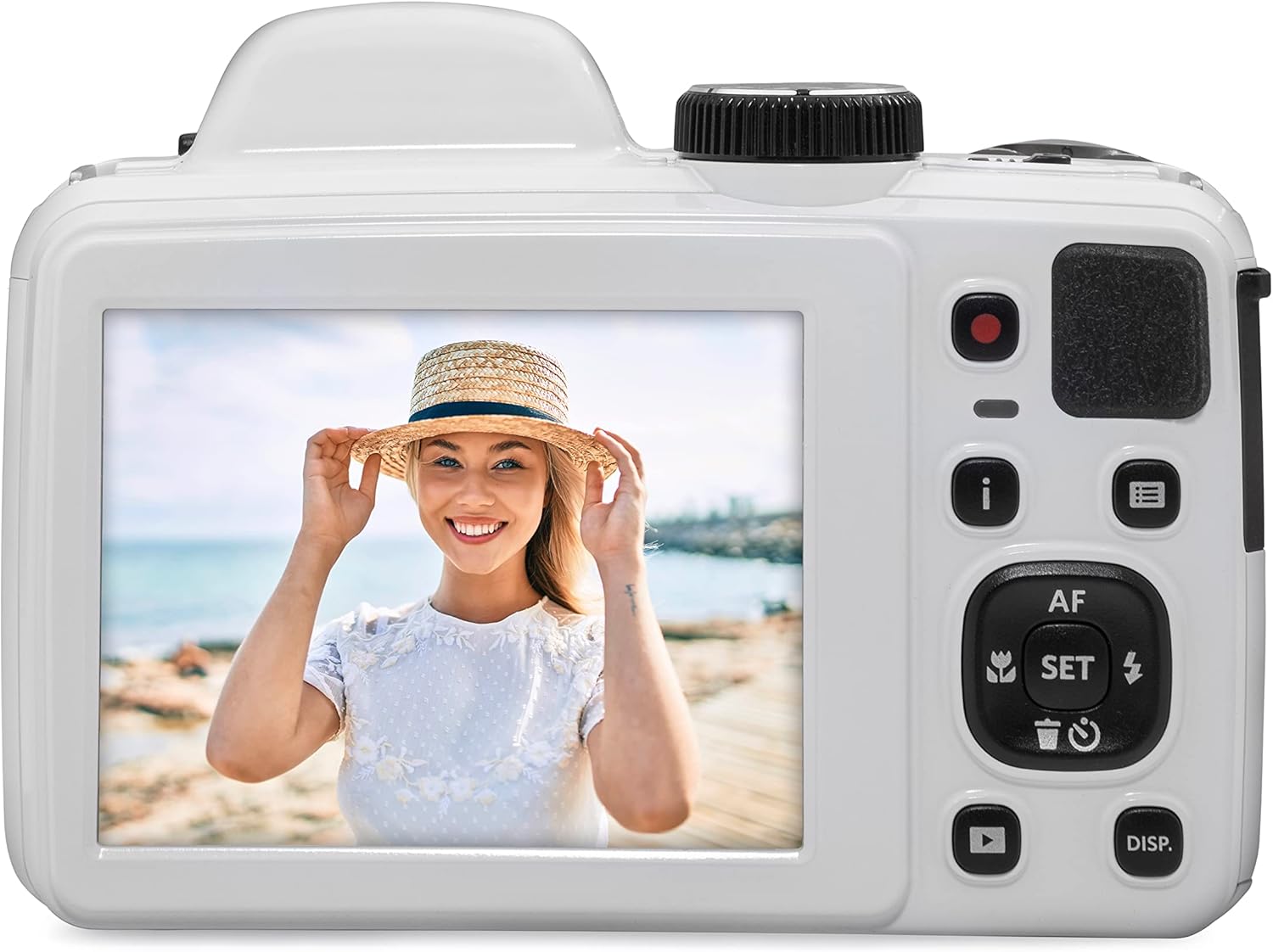 Kodak Appareil photo bridge numérique avec zoom optique 40x (Blanc)
