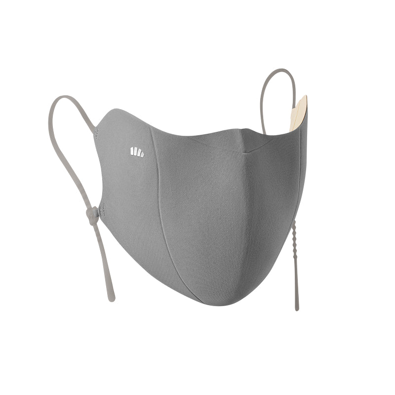 Beneunder Masque de Protection Cutanée Été SS447 Cyclisme Sport de Plein Air Commutation - Gris Fleur Foncé - M