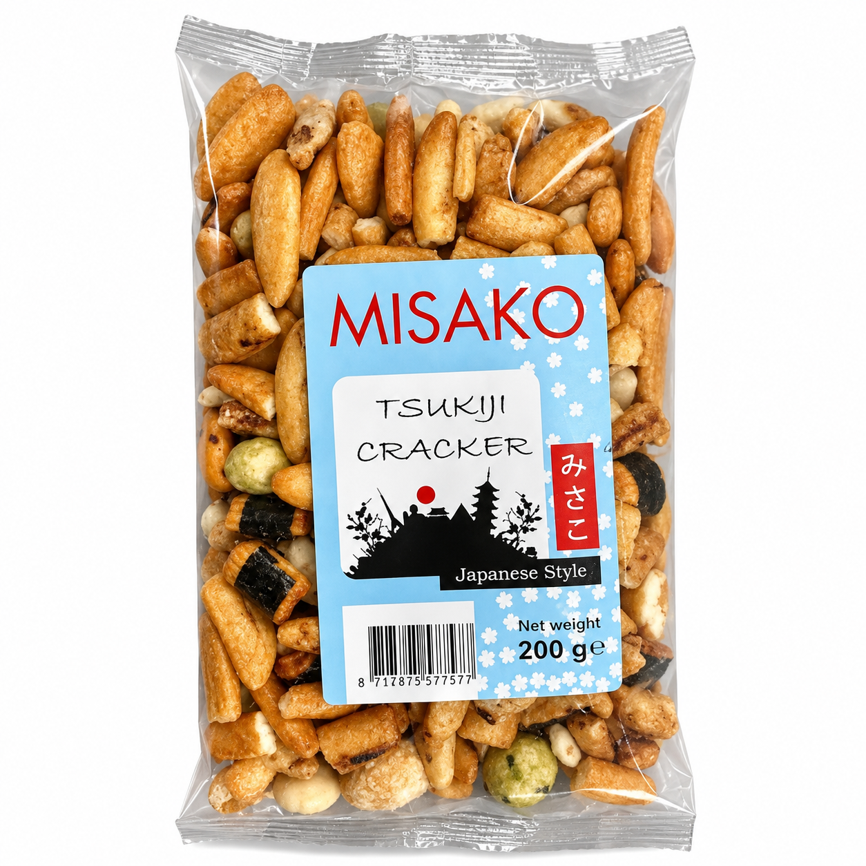 Misako Cracker au riz et aux cacahuètes saveur nori - 200 g