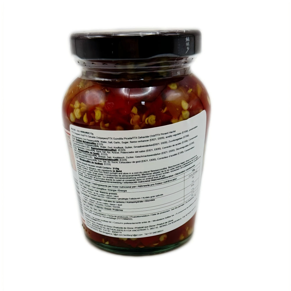 Tan Tan Xiang Piment émincé de qualité - 210 g