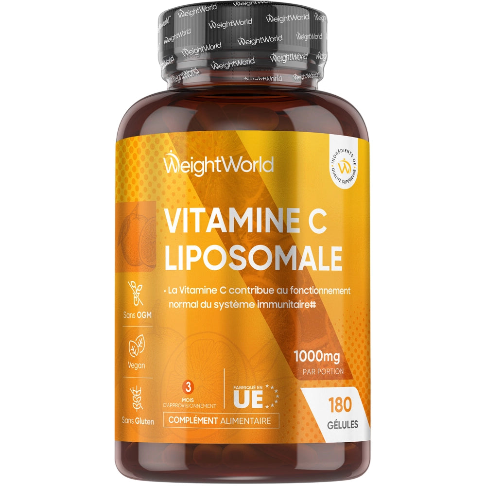 WeightWorld Vitamine C liposomale 1000 mg - 180 gélules