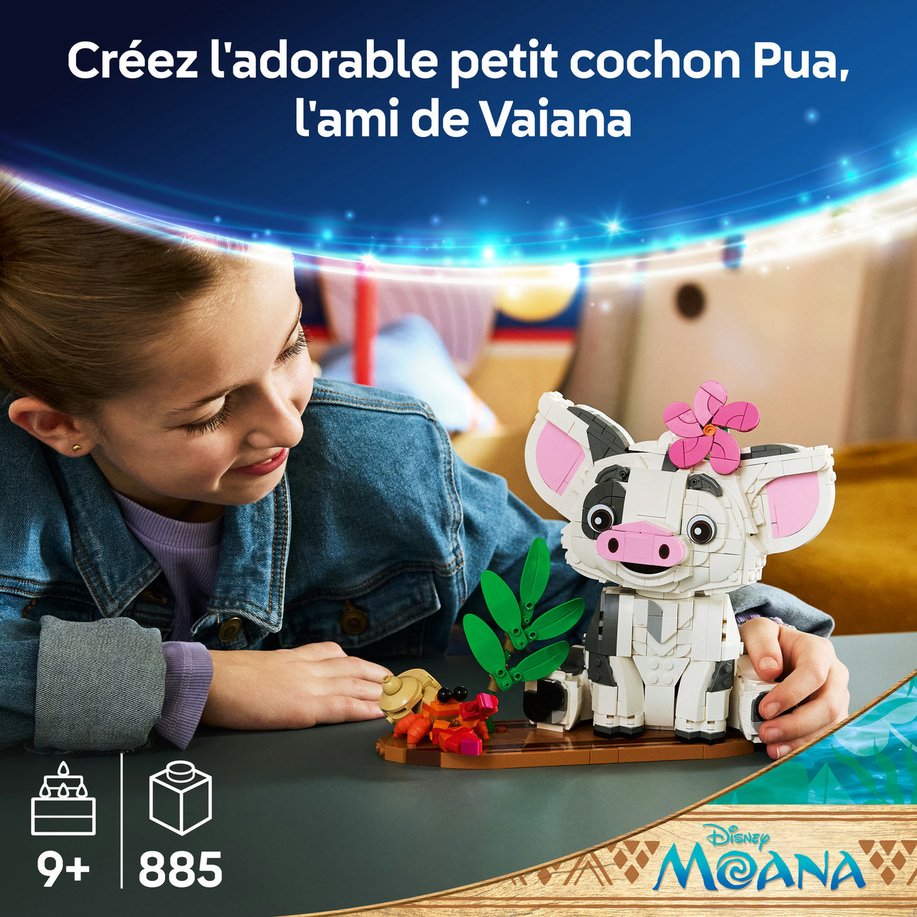 LEGO Disney Moana Pua Set de Construction 43292