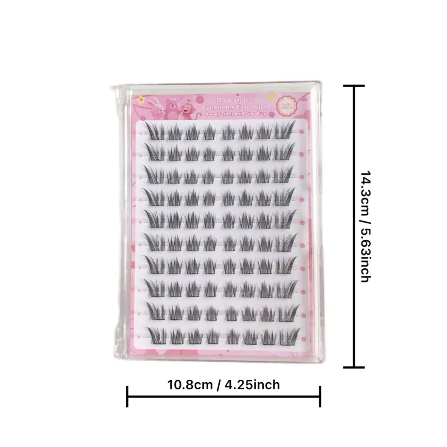 MeoMagic extensions de cils classiques, sans colle et sans pince à épiler, 10 rangs, modèle WM7