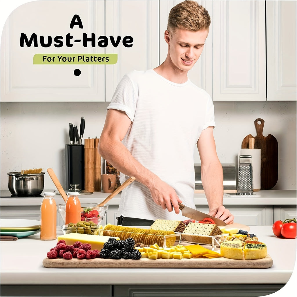 YumiPLUS Présentoir à desserts en plastique 2 niveaux, lot de 1