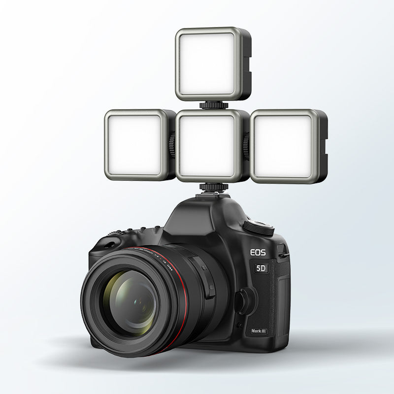 Ulanzi VL49 Lampe photo LED RVB avec batterie intégrée, Mode RVB toutes couleurs, Lampe vidéo portable, Température de couleur réglable 2500 K-9500 K pour photographie (VL49)