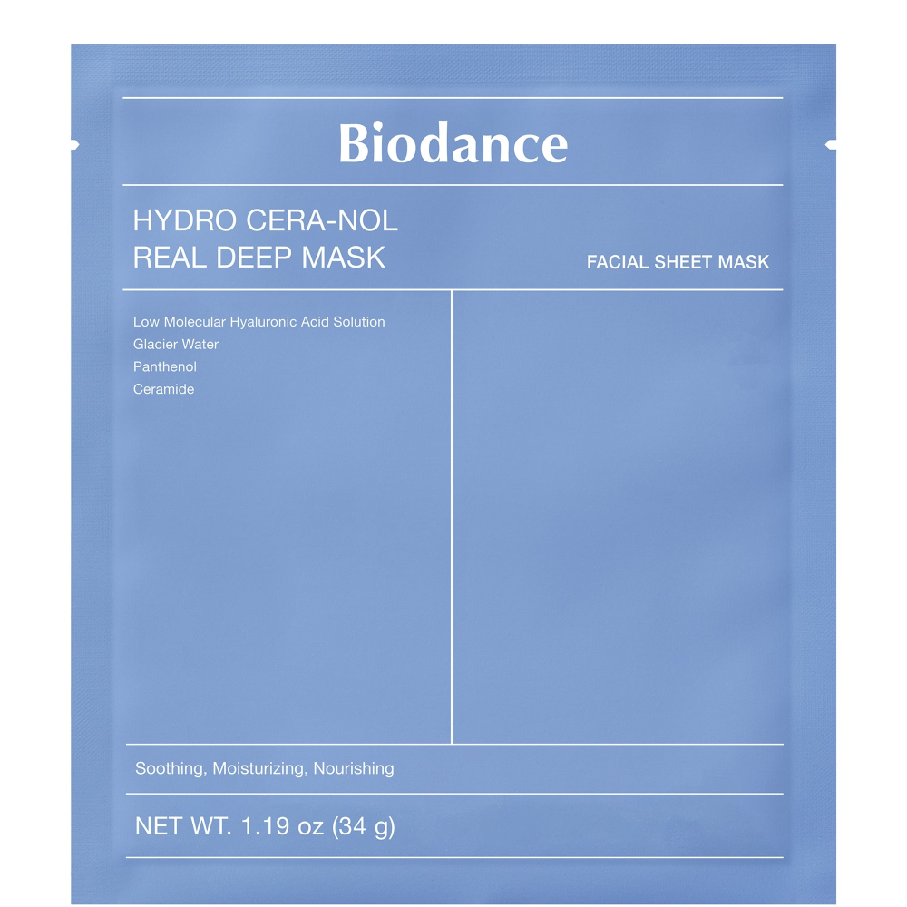 BioDance Hydro Cera-Nol Masque Véritable Profond - 1 Boîte 34 g X 4 Pièces