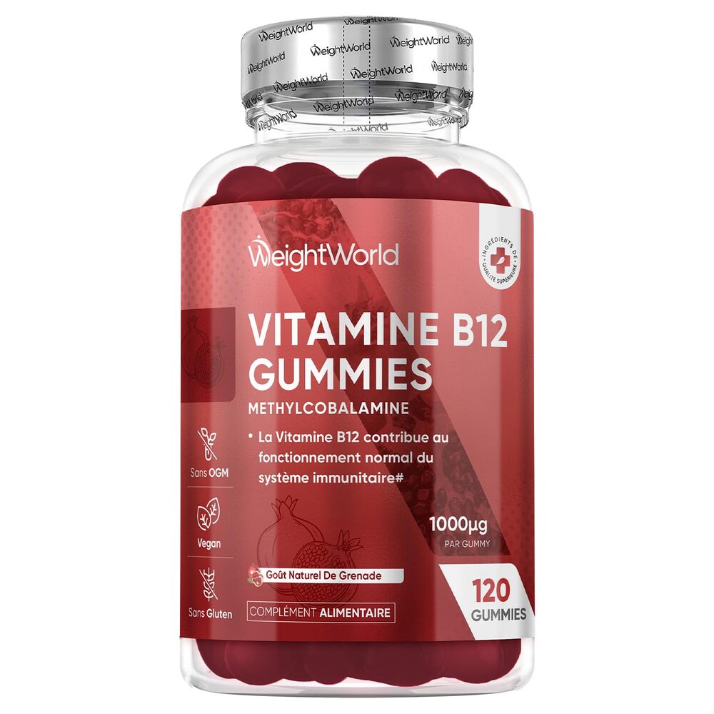 WeightWorld Vitamine B12 1000 mcg 120 Gummies