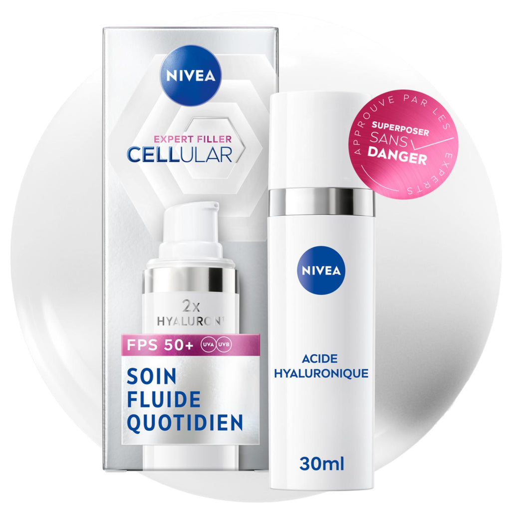 NIVEA Cellular Expert Filler Visage Fluide UV Jour SPF50+ 30 ml