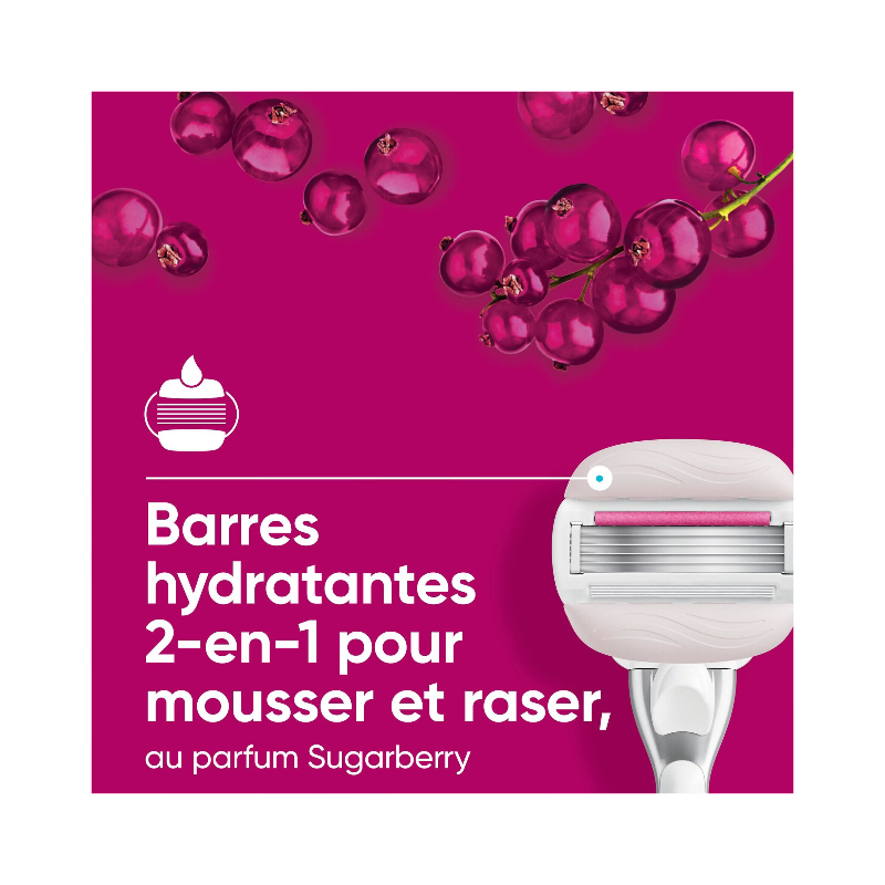 GILLETTE Venus Lames de rasoir Pro Comfortglide Sugarberry - 3 lames