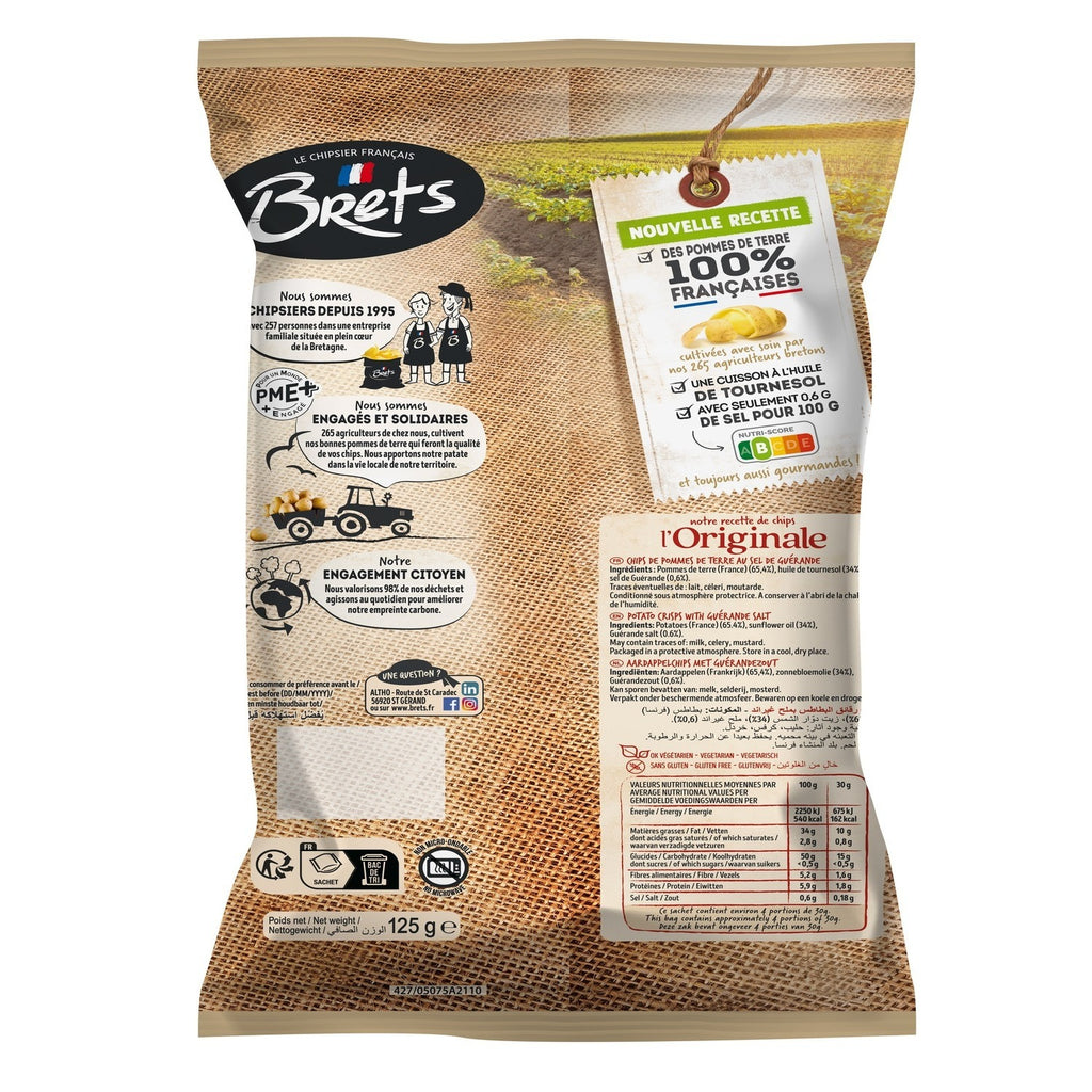 BRETS chips originale 125g