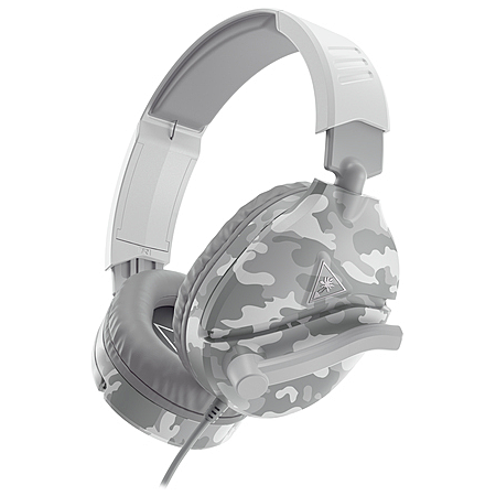 TURTLE BEACH Recon 70 Casque Gaming Filaire (Prise 3.5mm) - Micro Muet par Basculement - PC, PS5, Switch 2 & Xbox Series X|S - Camouflage Arctique