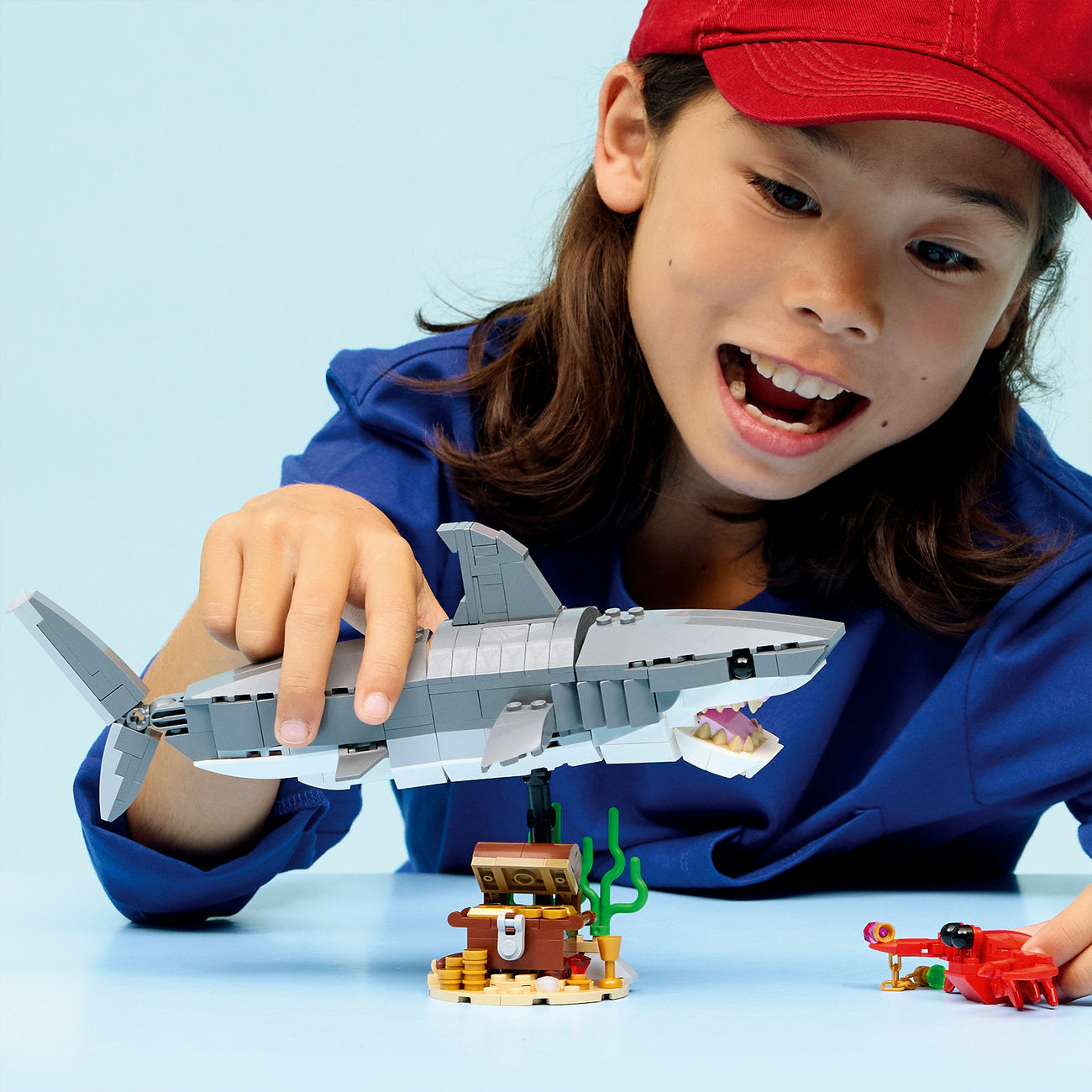 LEGO Creator 31381 Le redoutable requin et le coffre au trésor