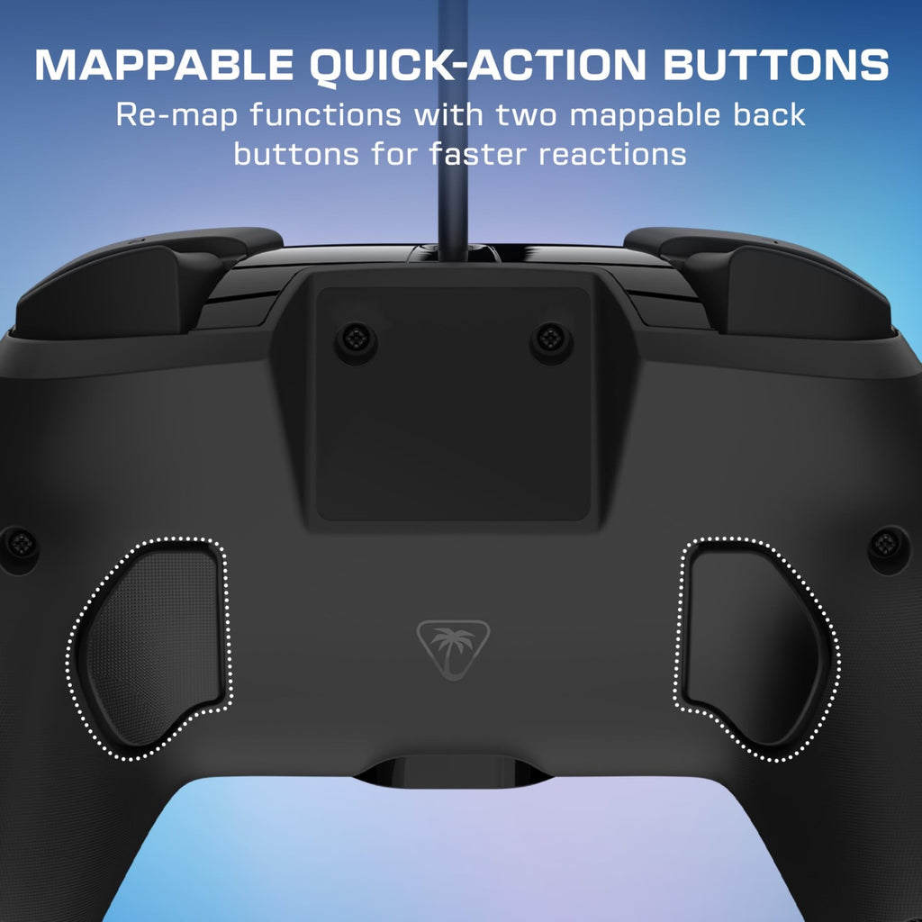 TURTLE BEACH Rematch Gamepad Filaire Manette (USB) - Joysticks à Effet Hall, Bouton C pour GameChat, 2 Boutons d'Action Rapide Assignables - Nintendo Switch 2, Nintendo Switch & Switch OLED - Noir