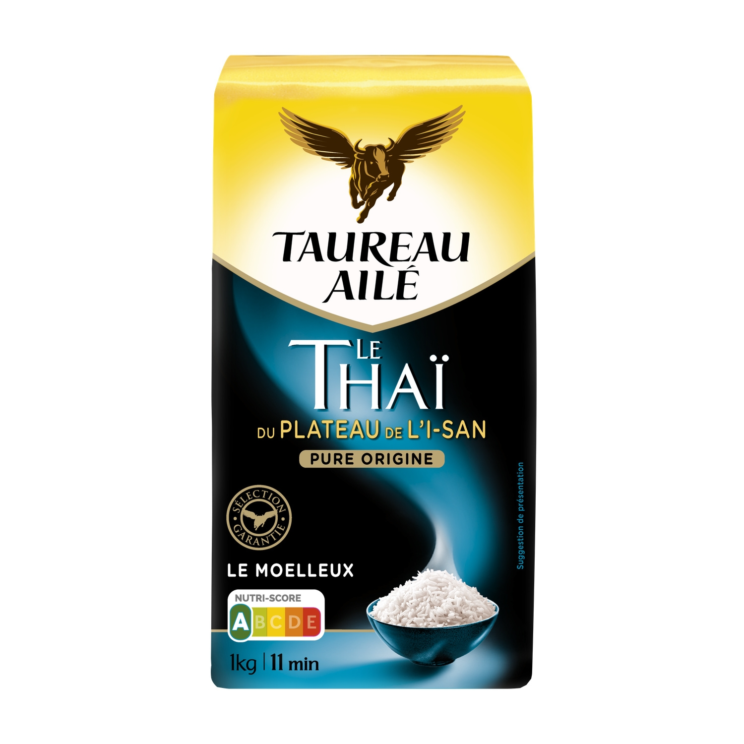 Taureau Ailé Riz parfumé thaï à grain long 1 kg