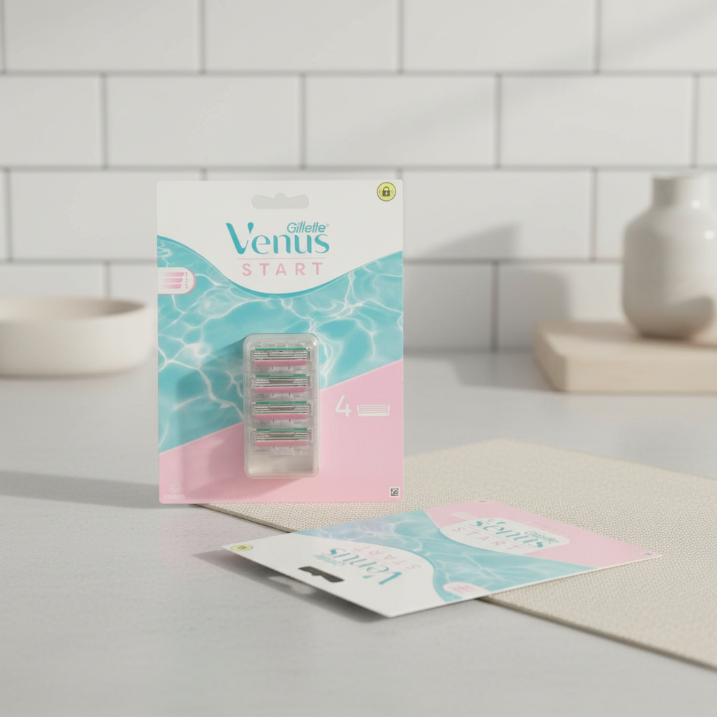 GILLETTE VENUS - Cartouche De Rasage Start - Lot de 4 cartouches