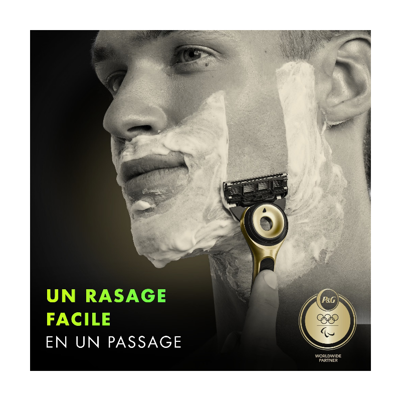 Gillette Labs Rasoir pour homme avec barre d'exfoliation + 1 recharge
