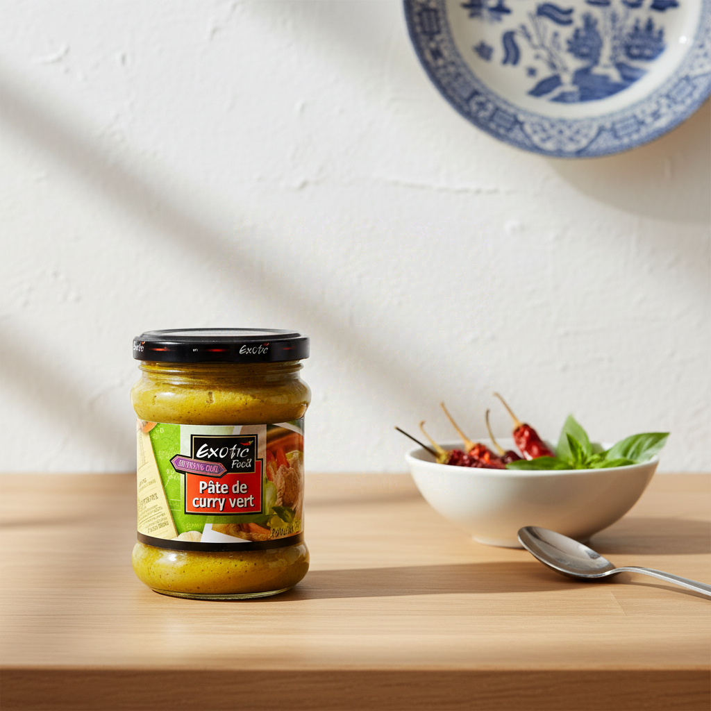 Exotic Food Pâte de curry vert 220 g