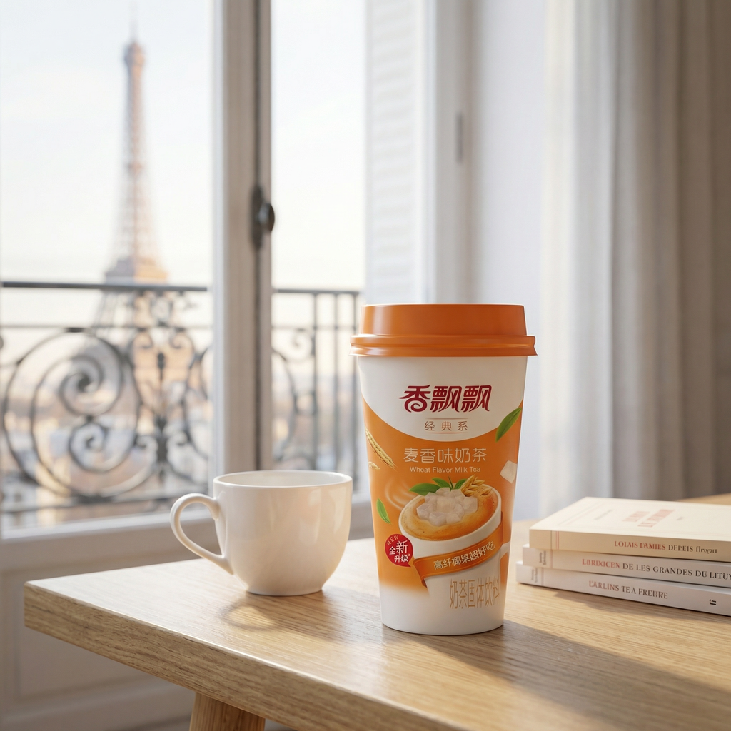 Senpure Xiang Piao Piao Thé au lait classique saveur blé 80 g