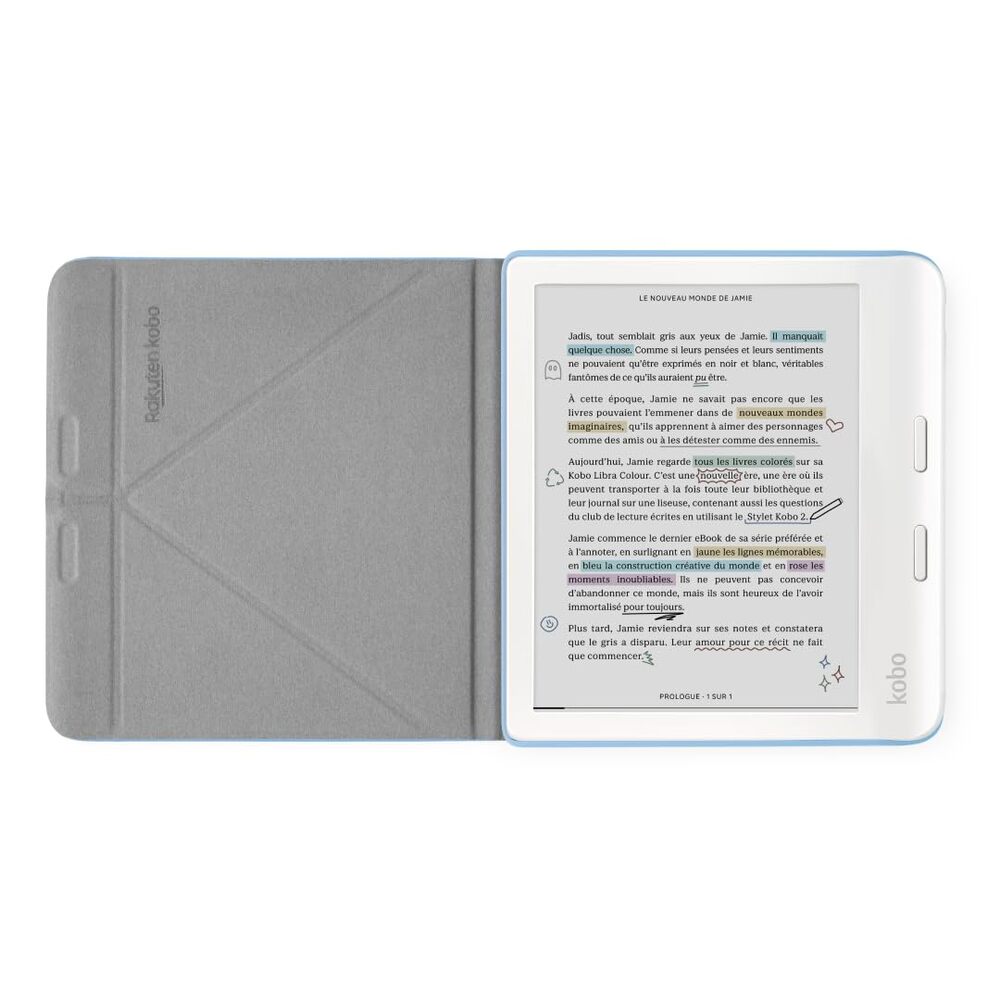 Kobo SleepCover Étui pour Kobo Libra Colour - Bleu nuit