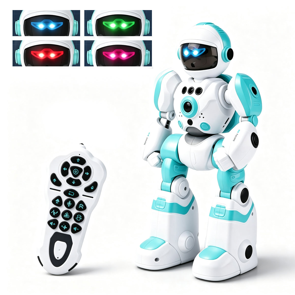 Large Robot with Remote Voice Control: Smart Programmable Educational Storytelling Toy with Gesture Sensing, Gift for Kids.
