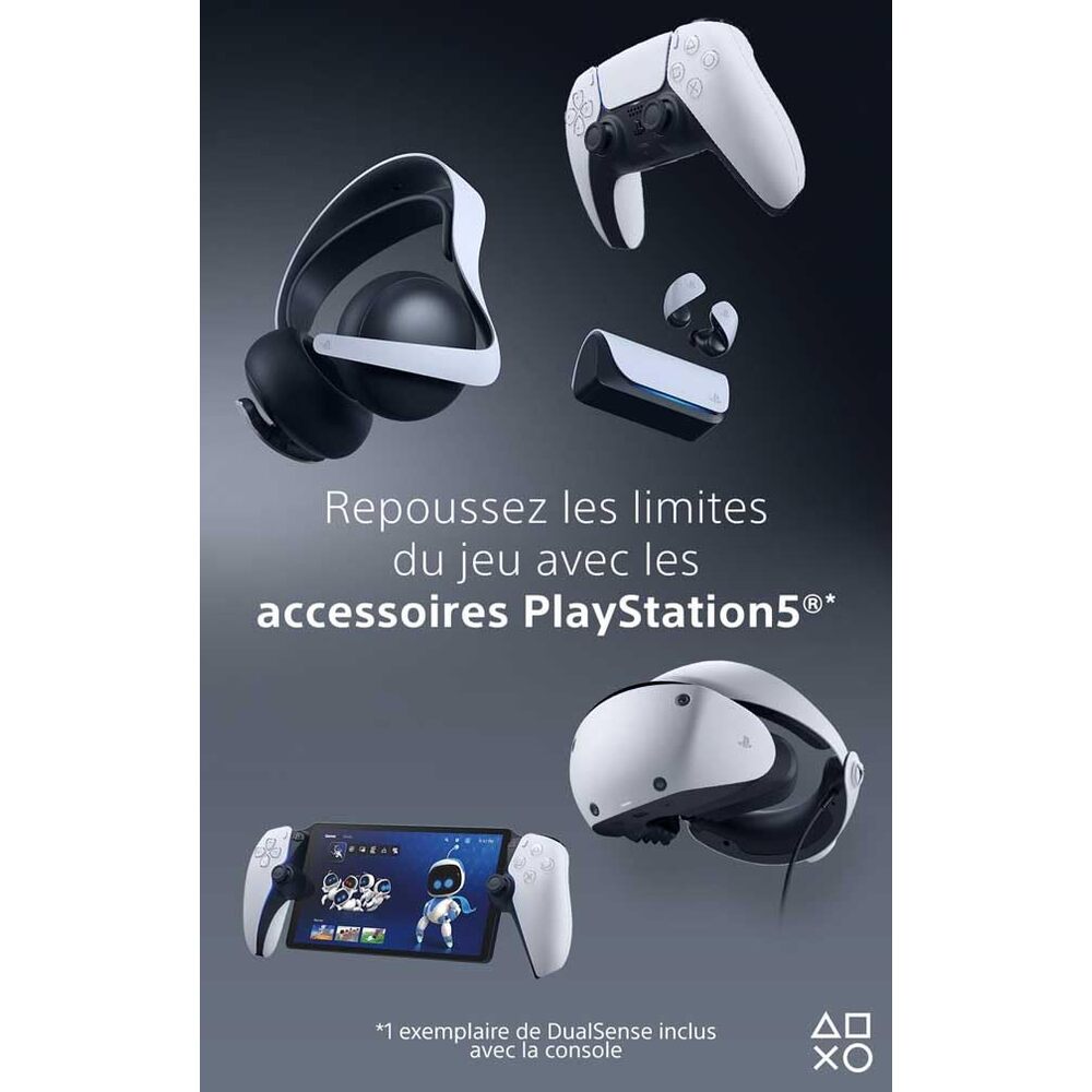 PlayStation Dualsense Edge Manette sans fil PS5 - Noir/Blanc