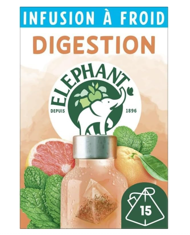 ELEPHANT Infusion à froid Digestion 15 sachets