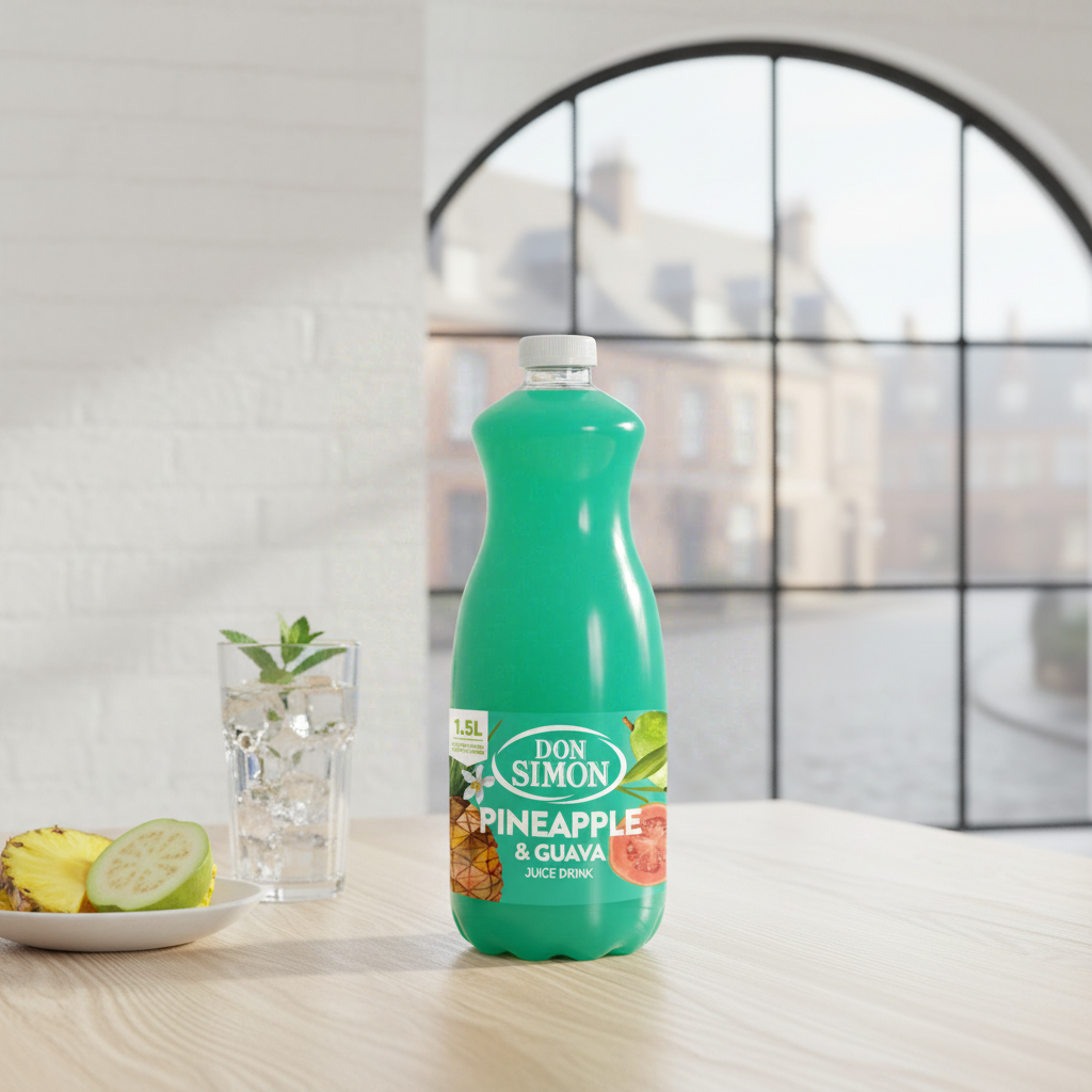 Don Simon Boisson à la goyave et à l’ananas, Bouteille PET 1,5 L