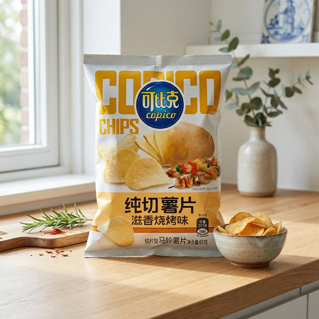 Chips de Pomme de Terre Copico (Saveur Barbecue) 65g