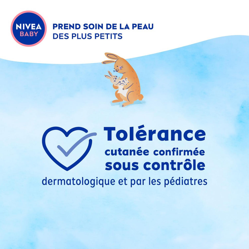 NIVEA BABY Lingettes Corps & Visage Soft & Cream 57 Pièces