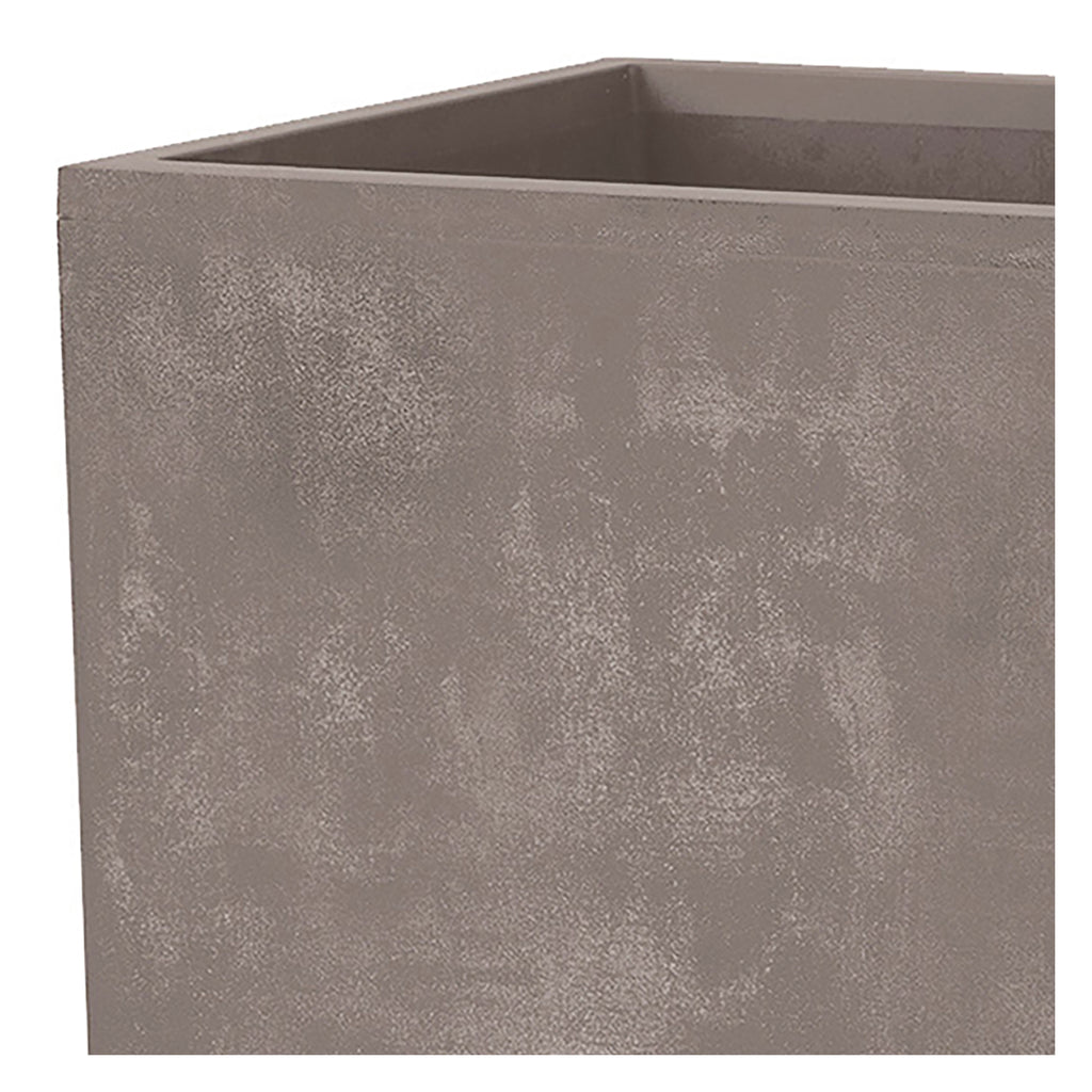 Deroma Millennium R Jardinière murale, Couleur grès, avec réserve d’eau et roulettes, 99 cm