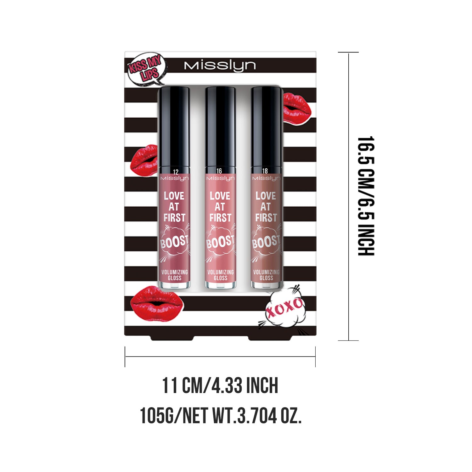 Misslyn Coffret de gloss volumateurs Love At First Boost