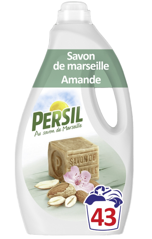 PERSIL Lessive liquide au savon de Marseille Amande Douce 43 lavages