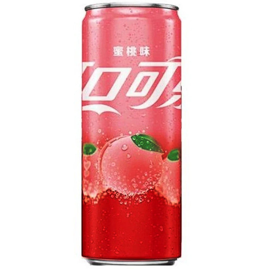 Coca-Cola saveur pêche - 330 ml