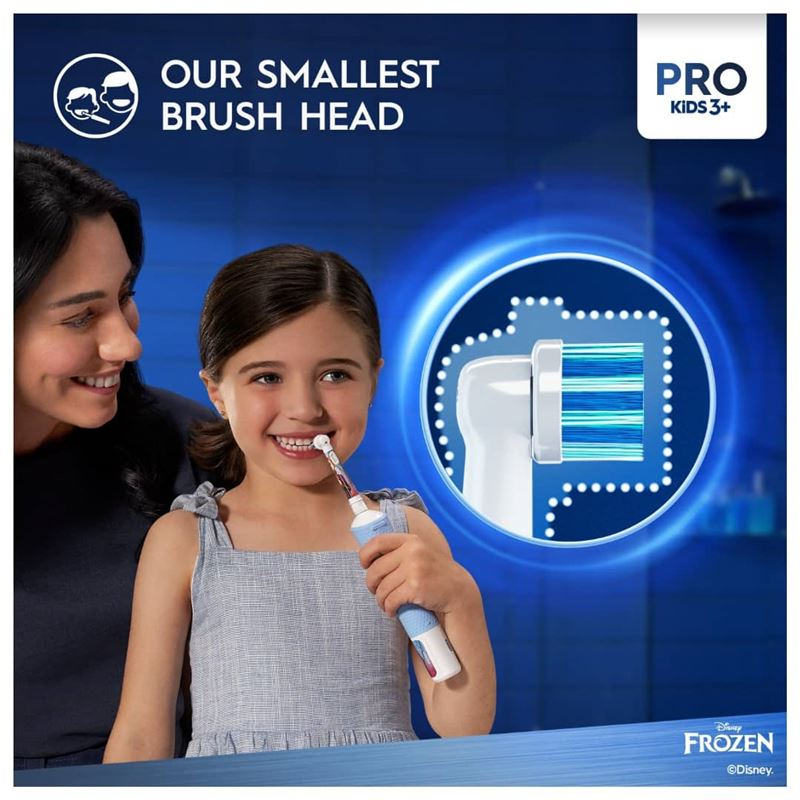 ORAL-B Pro Kids La reine des neiges Brosse à dents pour enfant - Blanc/rose