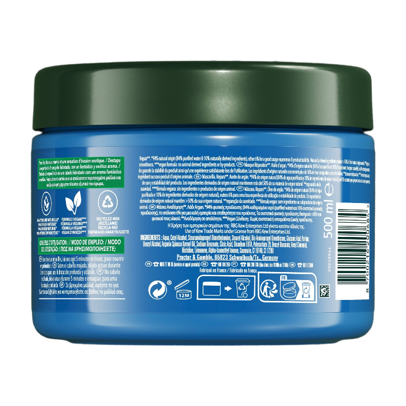 HERBAL ESSENCES Masque capillaire à l'huile d'argan-500 ml