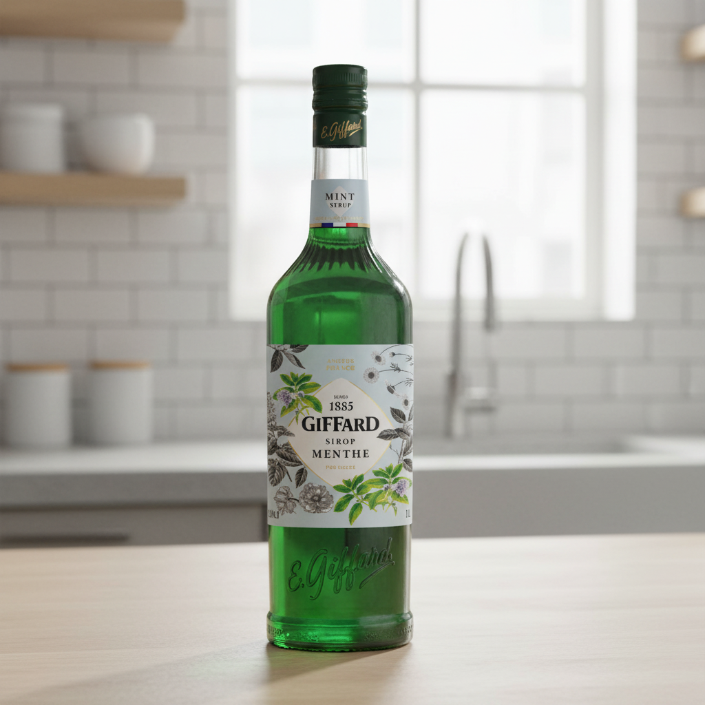 GIFFARD Sirop menthe verte pur sucre - 1 L