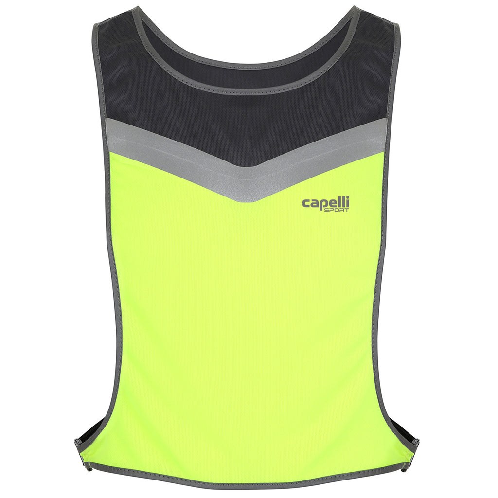 Capelli Sport Brassard fin avec impression réfléchissante Poche à clé et poche transparente compatible écran tactile