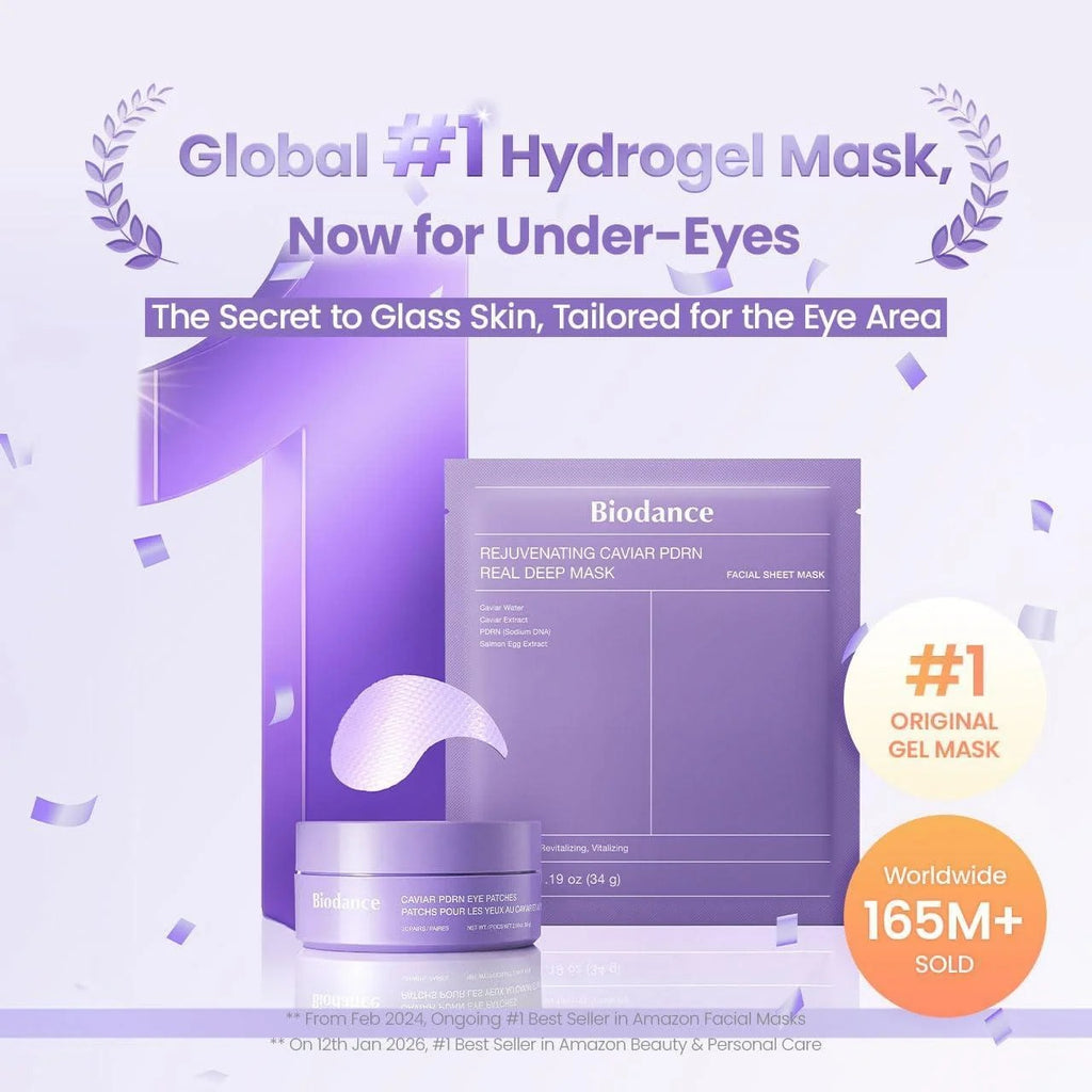 Biodance Patchs Yeux Caviar PDRN 30 Pièces/85 g