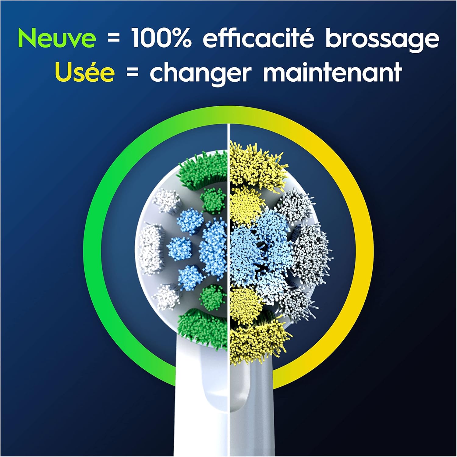 Oral-B EB20-4 Têtes de Brosse de Rechange Precision Clean - Lot de 4