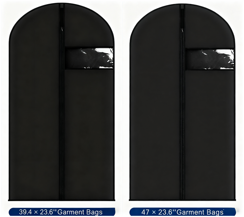 ANQI Lot de 4 Housses Premium pour Vêtements 2*100*60cm 2*120*60cm