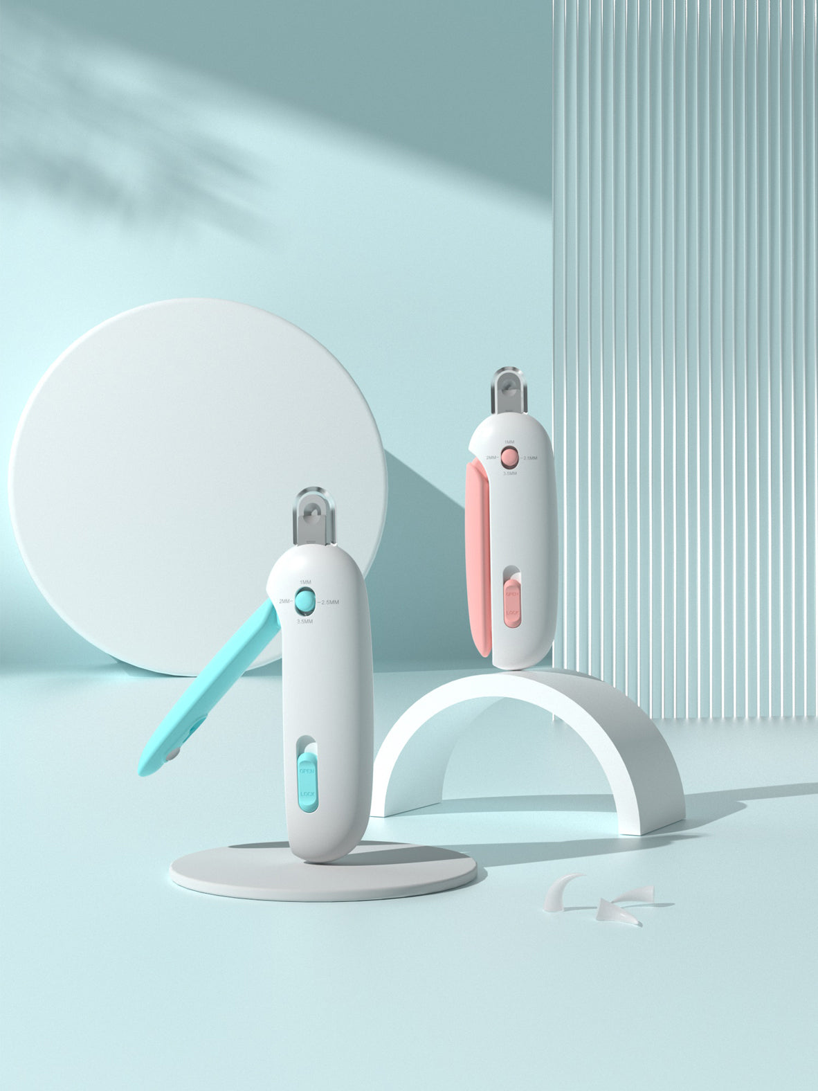 Petgravity Tondeuse de toilettage réglable, rose, adaptée aux chats et petits animaux de compagnie de tous âges, conception ergonomique