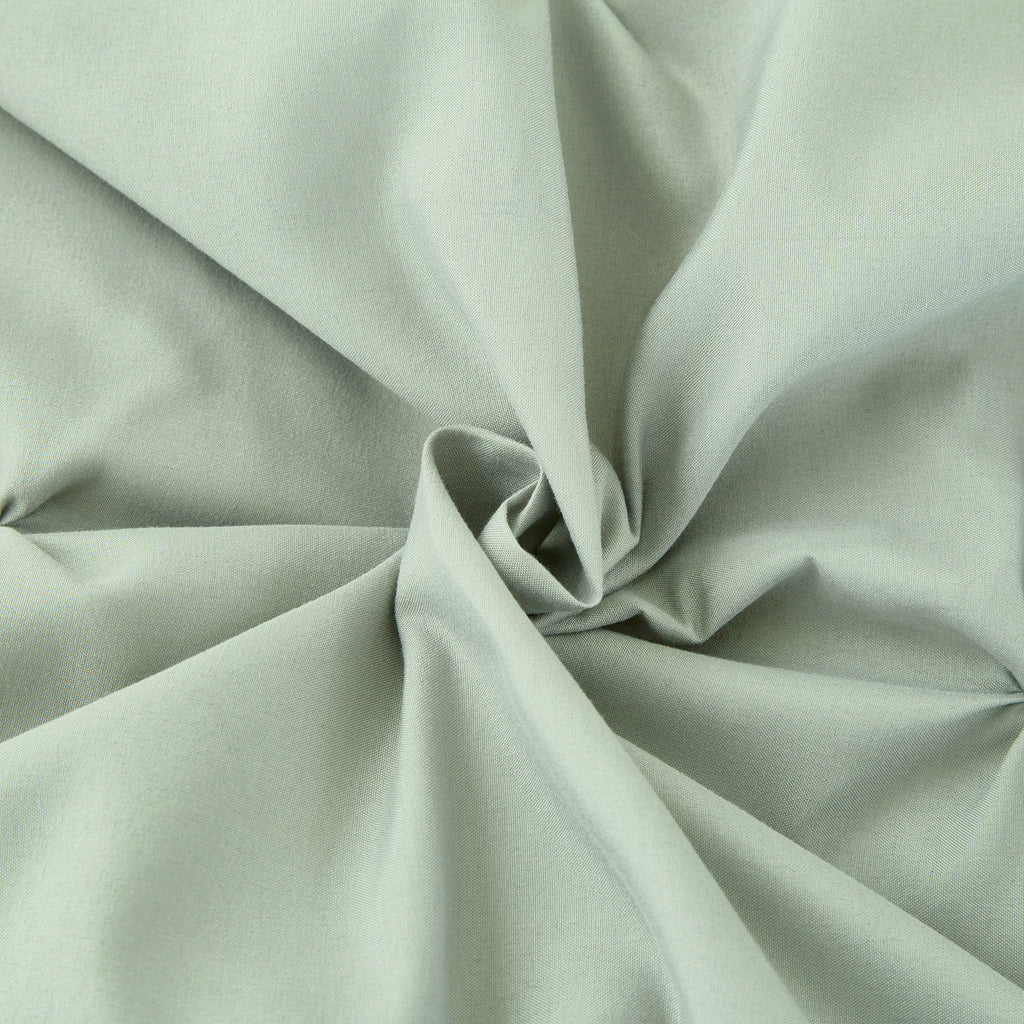 Ensemble housse de couette et taies d'oreiller, vert, effet plissé et brossé, 135 x 200 cm + 80 x 80 cm x 1