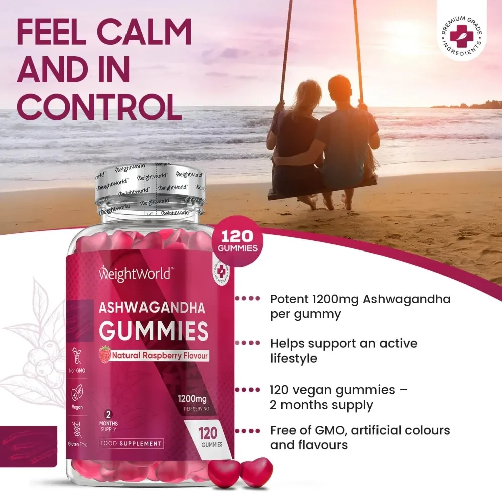 WeightWorld Ashwagandha 1200 mg - 120 gommes
