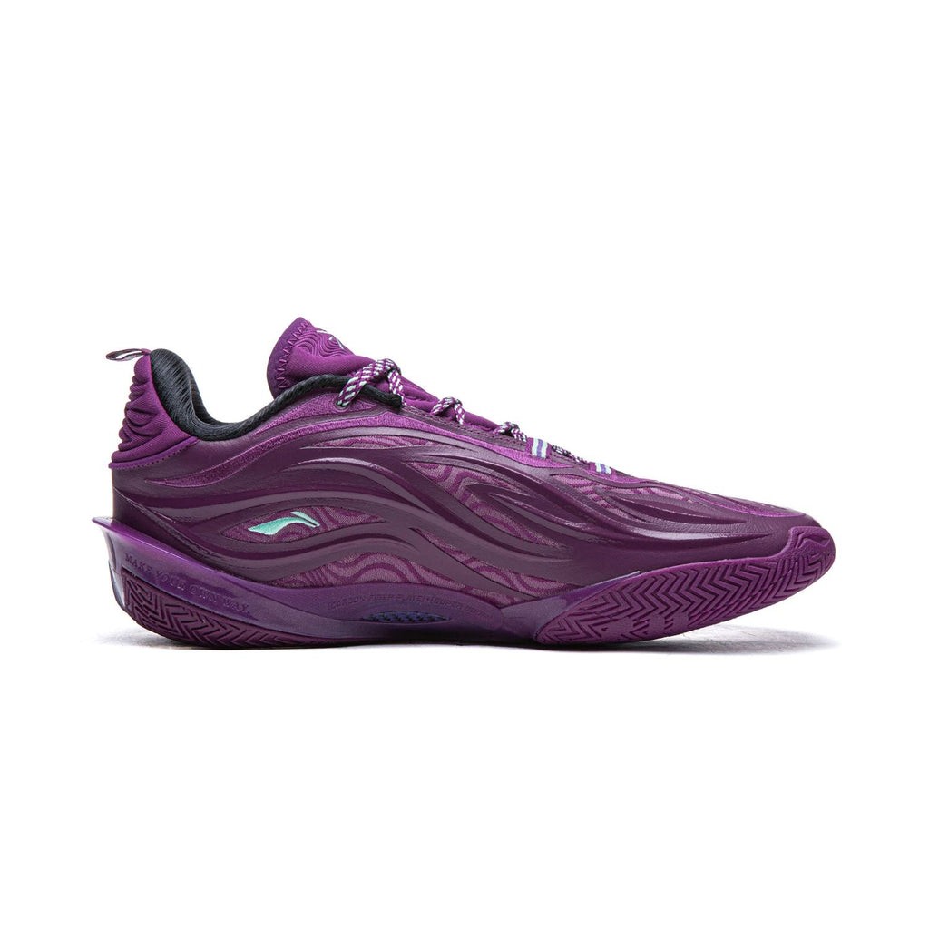 EU42.5 LI-NING Wade 808 5 Ultra V2 Chaussures de basket professionnel pour homme intérieur et extérieur - Violet sidéral