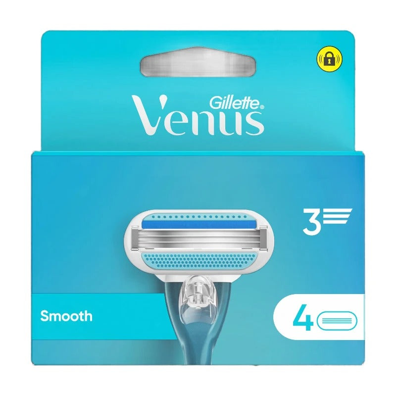 Gillette Venus Smooth Rasoir pour femme 1 manche + 2 recharges de lames de rasoir