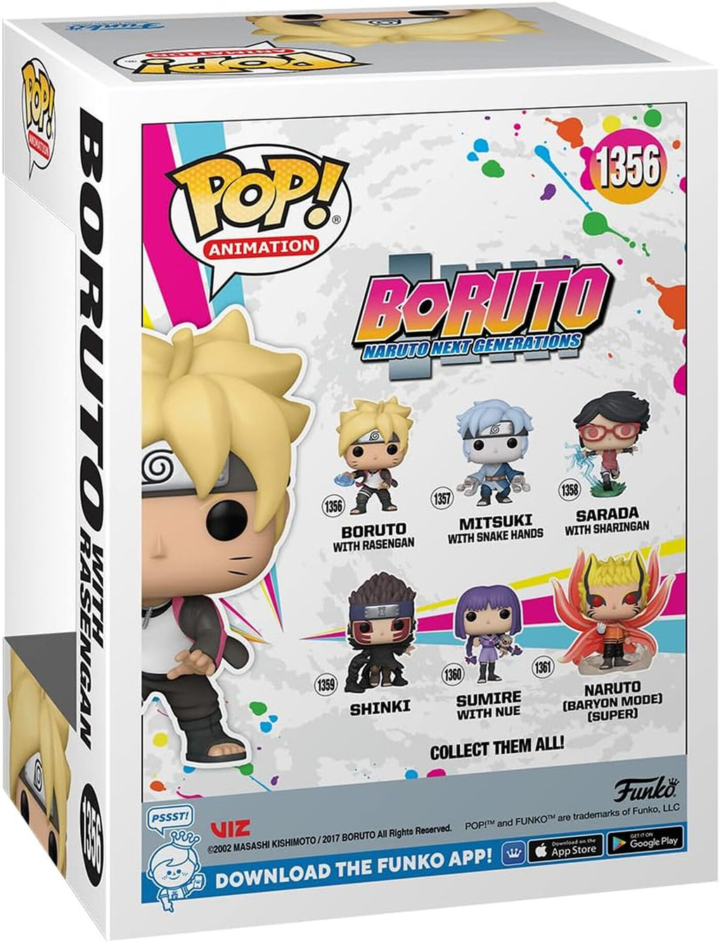 FUNKO Pop! Animation Boruto : Naruto Next Generations Figurine en vinyle à collectionner Boruto avec Rasengan #1356