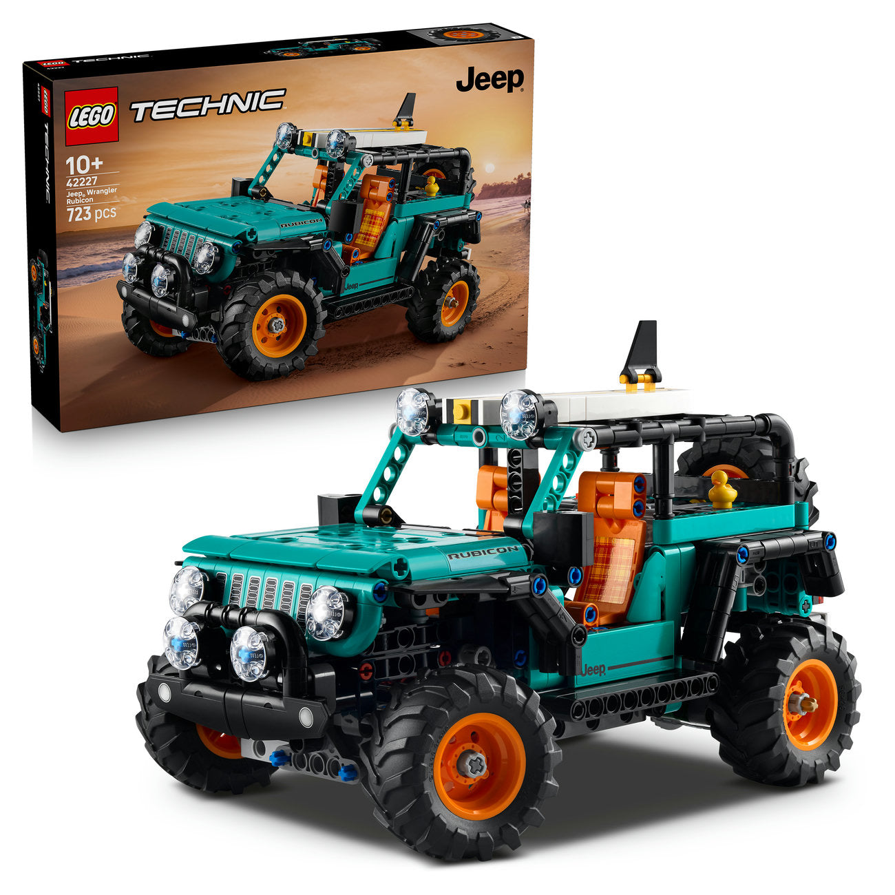 LEGO Technic 42227 Pack de 723 SUV Jeep Wrangler Rubicon