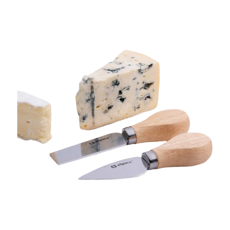 Alpina Lot de 2 couteaux à fromage