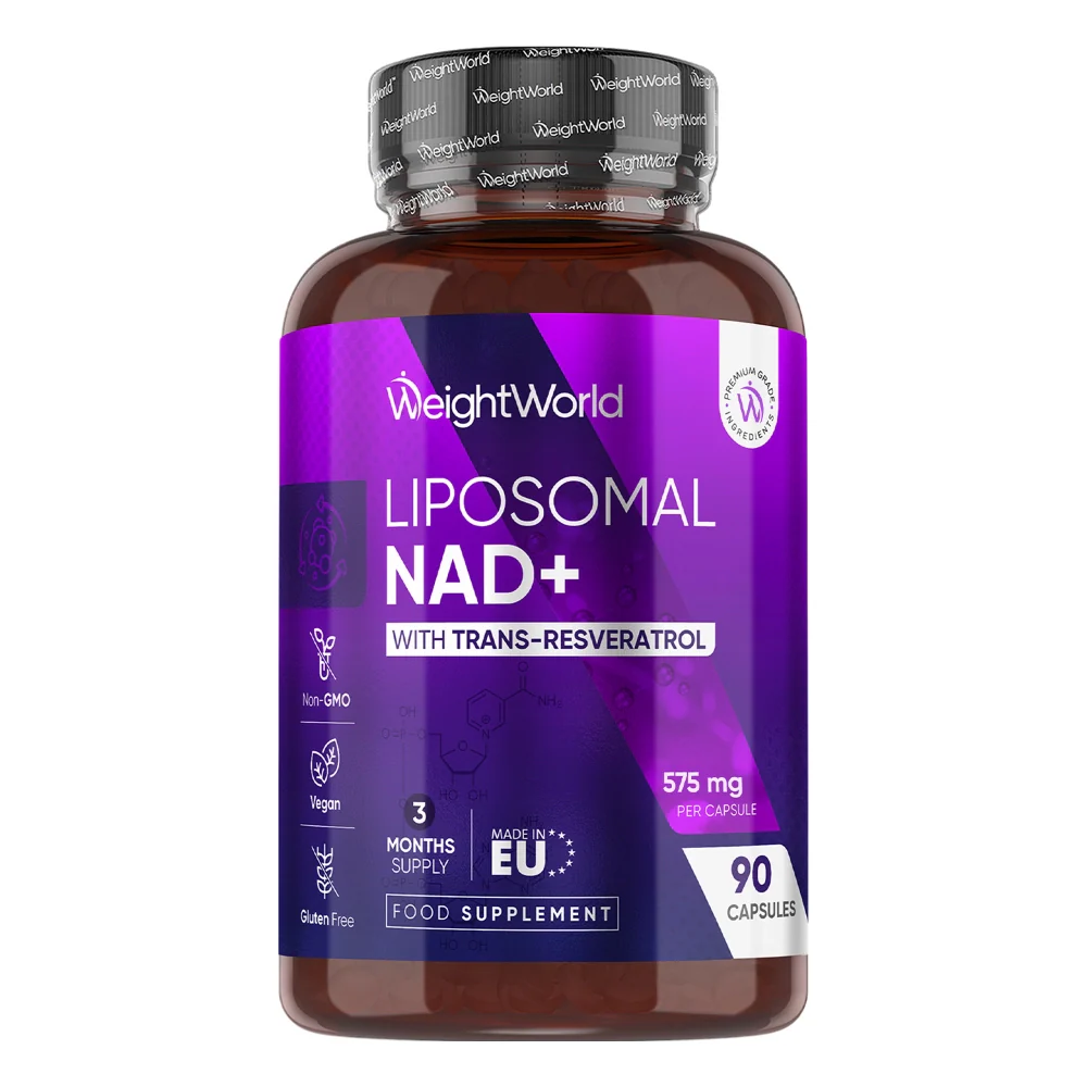 WeightWorld NAD+ liposomé avec resvératrol 600 mg - 90 gélules