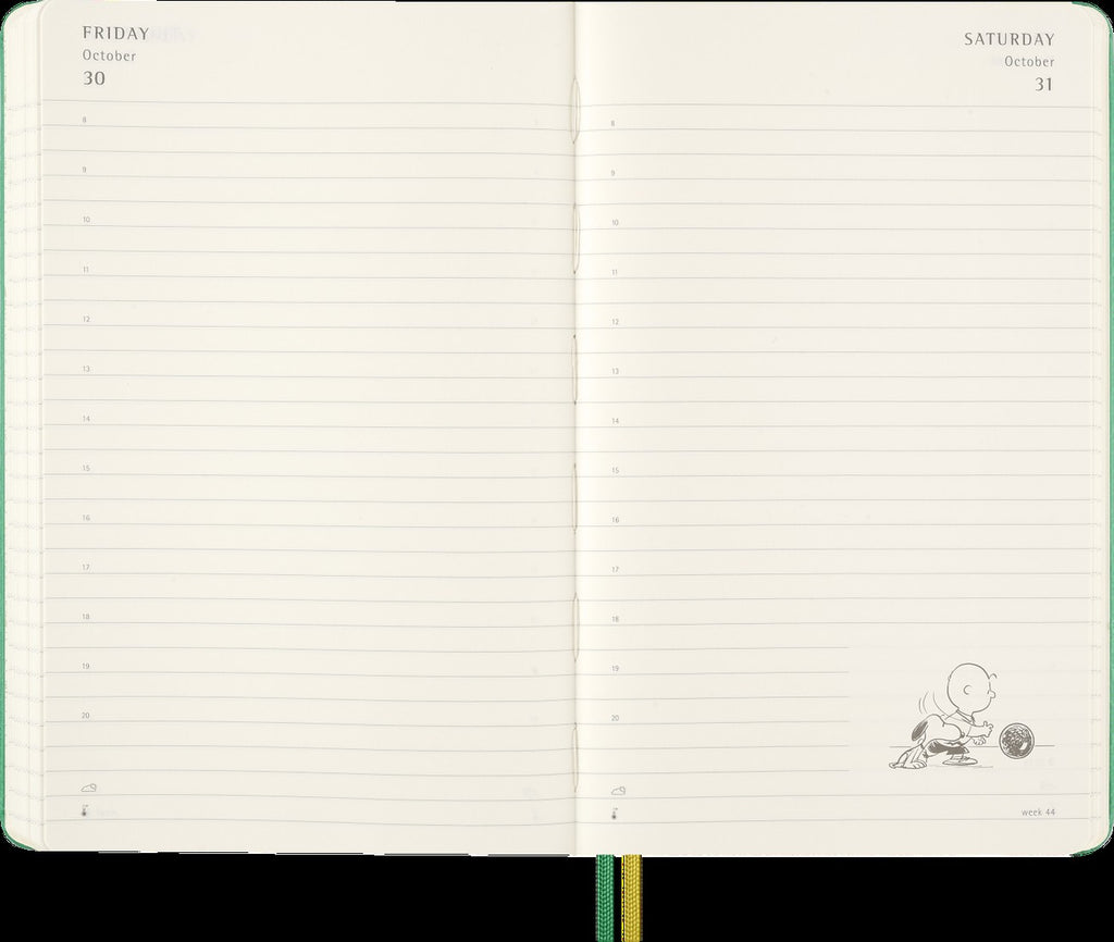 MOLESKINE Edition Limitee Peanuts Charlie & Snoopy Agenda 12M Journalier Grand Format
